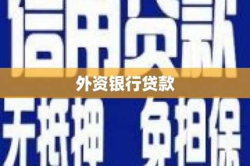 琅琊外资银行贷款