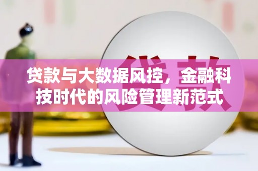 琅琊贷款与大数据风控，金融科技时代的风险管理新范式