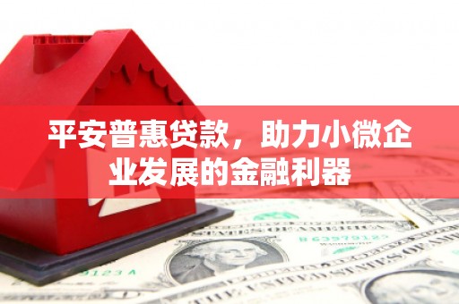琅琊平安普惠贷款，助力小微企业发展的金融利器