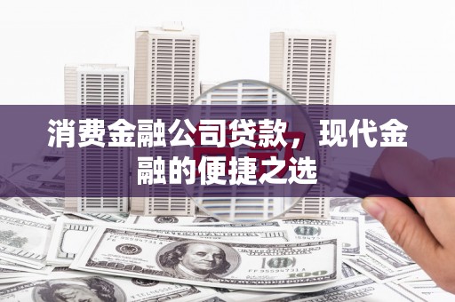 琅琊消费金融公司贷款，现代金融的便捷之选